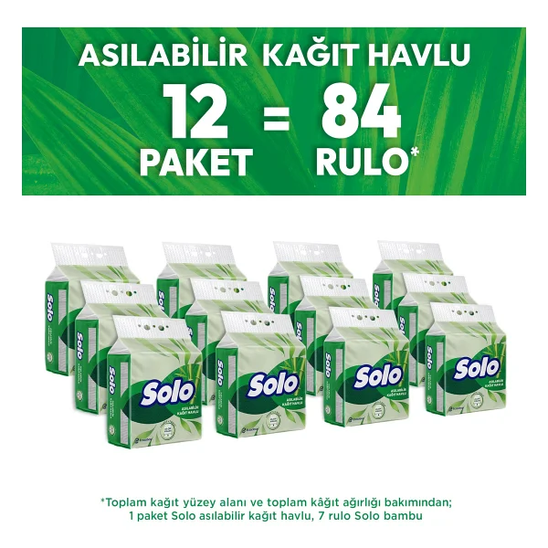 Solo Asılabilir Kağıt Havlu 1=7 12'li - Görsel 8