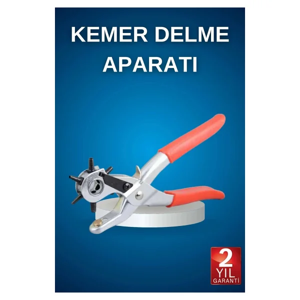 Lowell Home Kemer Delme Pensesi Deri Delici Pensi Zımba 6 Farklı Boyutta - Görsel 6