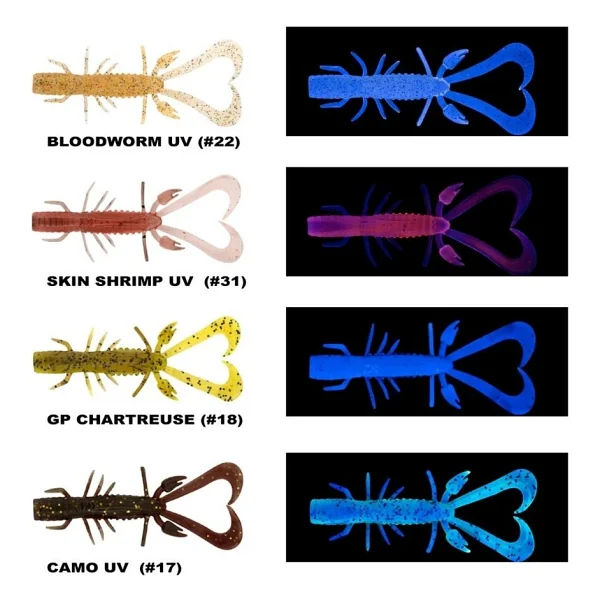 Daiwa Bait Junkie Risky Critter 7.6 Cm 6'lı Silikon Yem - Görsel 2