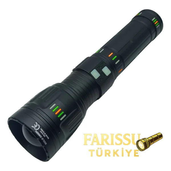 Gold Orion Or-G600 6000 Lümen LED Şarjlı El Feneri - Görsel 2
