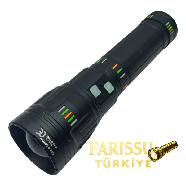 Gold Orion Or-G600 6000 Lümen LED Şarjlı El Feneri - Görsel 3