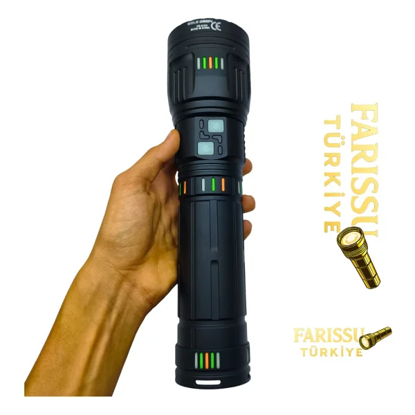 Gold Orion Or-G600 6000 Lümen LED Şarjlı El Feneri - Görsel 4