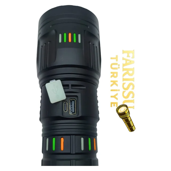 Gold Orion Or-G600 6000 Lümen LED Şarjlı El Feneri - Görsel 6