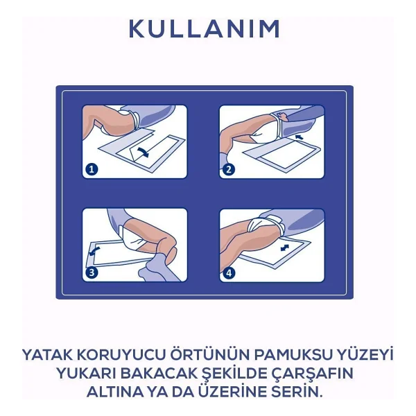 Jender 60cm X 90cm 30'lu 6 Paket Yatak Koruyucu Örtü - Görsel 3