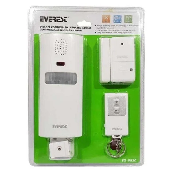 Everest Eg-9830 Uzaktan Kumandalı Kızılötesi Alarmı - Görsel 4