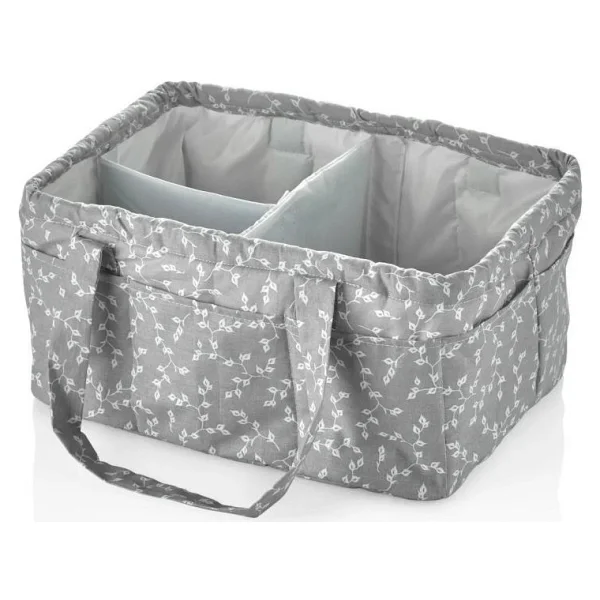 Babyjem Art-795 Gri Çiçek Katlamalı Anne Bebek Organizer - Görsel 10