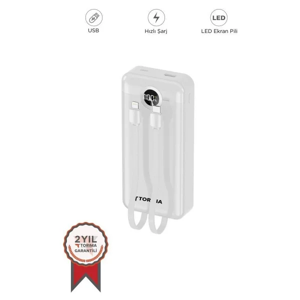 Torima Trm-1015 10000 mAh Hızlı Şarj Powerbank - Görsel 8