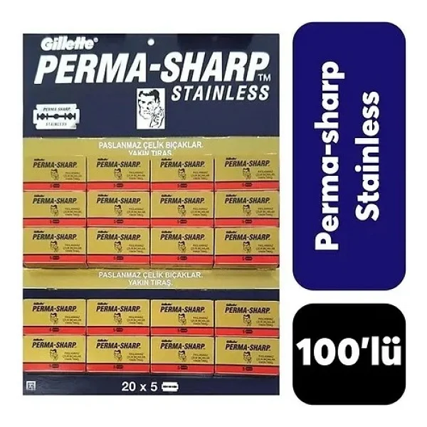 Perma-Sharp Tam Jilet 5 Parça X 20 Parça (5224) - 1 - Görsel 2