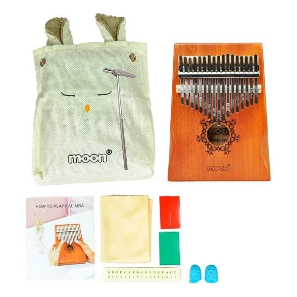 Moon 17s 17 Tuşlu Maun Kalimba - Görsel 5
