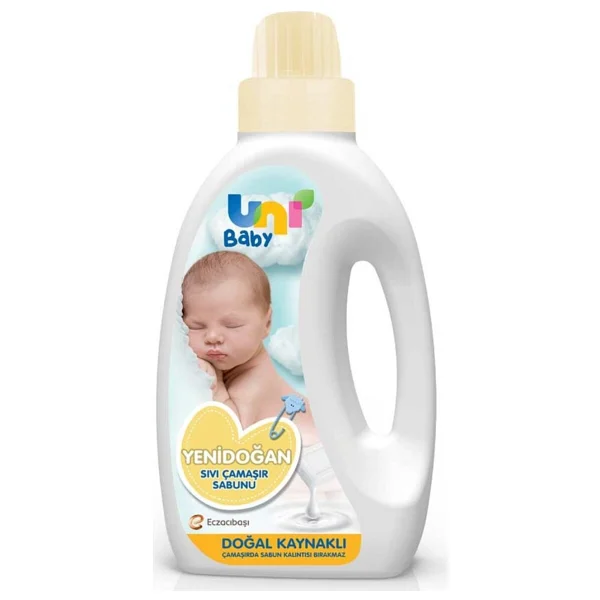 Uni Baby Yenidoğan Sıvı Çamaşır Sabunu 1500 Ml 2 Adet - Görsel 2
