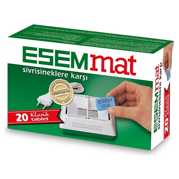 Esemmat Sivrisinek Kovucu Tablet 20'li 2 Adet - Görsel 2