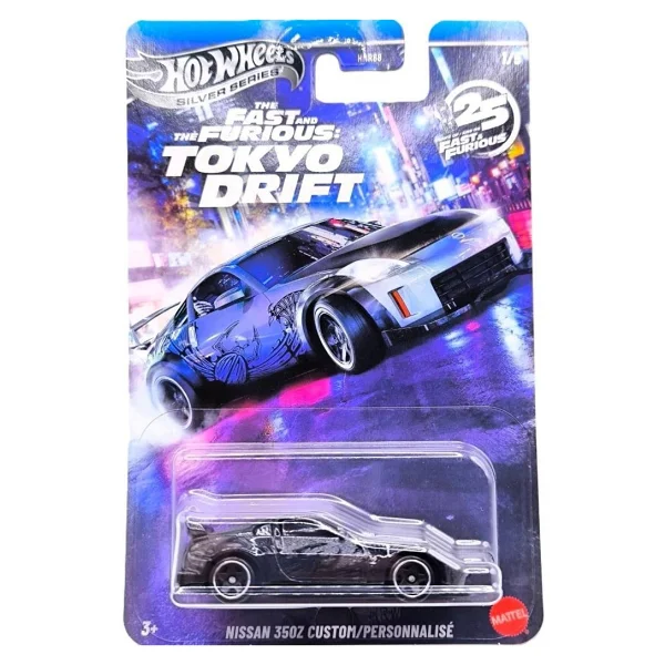 Hot Wheels Silver Series Fast And Furious Tokyo Drift Nissan 350z Custom Hnr88-Jkx05 - Görsel 5