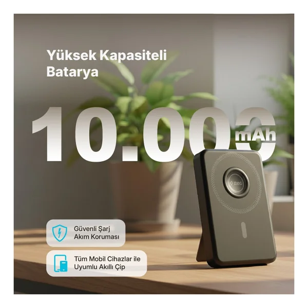 Ttec Recharger M 2bb240s 10000 mAh Hızlı Şarj Magsafe Powerbank - Görsel 5