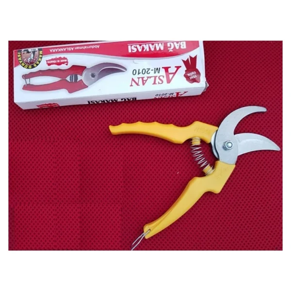 Depolife Bahçe Ağaç Dal Kesme Budama Bileme Seti Testere Makas Tırpan Taşı Takımı 3lü Set Takım - Görsel 4
