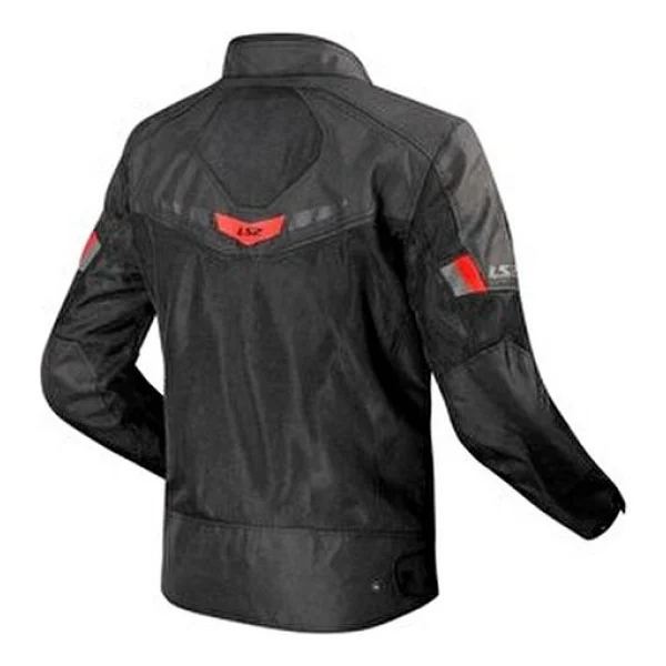 Ls2 Riva Erkek Siyah-Neon Sarı Yazlık Motosiklet Montu - Görsel 5