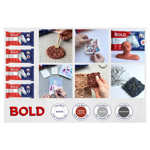 Smarta Bold Modelleme Kili 250 G - Beyaz - Görsel 3