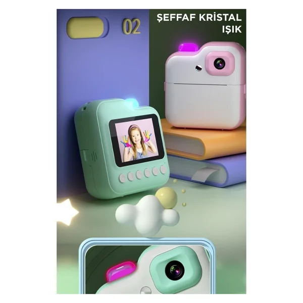 Torima TRM-CMR15 Pembe Dijital Fotoğraf Makinesi - Görsel 8