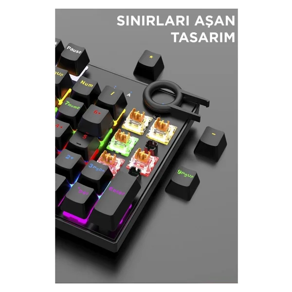 Torima Tk-05 RGB Kablolu Klavye - Görsel 7