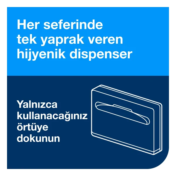 Tork 344088 Klozet Kapağı Örtüsü Dispanseri Siyah - Görsel 5