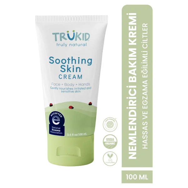 Trukid Soothing Skin Egzamalı Ciltler İçin Bakım Kremi 100 Ml - Görsel 8
