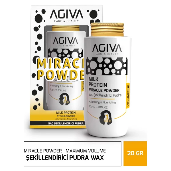 Agiva Milk Protein Miracle Şekillendirici 20 Gr Saç Pudrası - Görsel 2