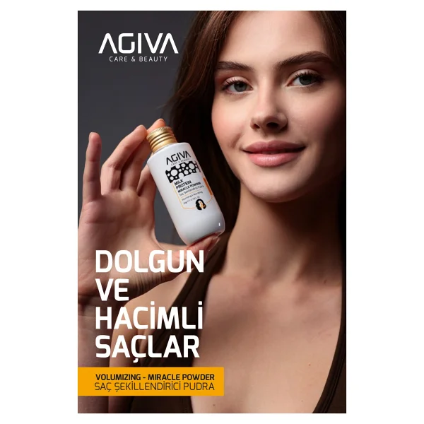 Agiva Milk Protein Miracle Şekillendirici 20 Gr Saç Pudrası - Görsel 5