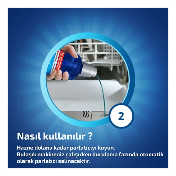 Finish Parlatıcı Limon 400 Ml Bulaşık Makinesi Parlatıcı & Kurutucu Sıvı 400 Ml - Görsel 8