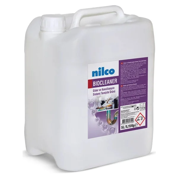 Nilco 32001672 Bio Cleaner Gider Ve Kanalizasyon Sistemi Temizlik Ürünü 5 L - Görsel 2