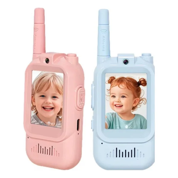Arell Teknoloji Akıllı Çocuk Telsizi Smart Görüntülü Konuşma 4 Farklı Ses Efekti Walkie Talkie 2 Adet Oyuncak Telsiz - Çok Renkli - Görsel 3