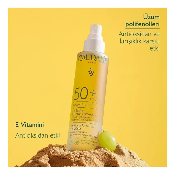Caudalie Cilt Tonu Eşitleyici,Aydınlatıcı Ve Koyu Leke Karşıtı Güneş Kremi Spf50+ - Görsel 2