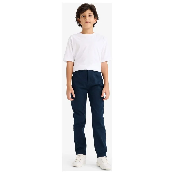 Defacto Düz Paça Gabardin Pantolon Erkek Çocuk X4224a626sp - Lacivert-Nv146 - 7 - 8 Yaş - Görsel 7