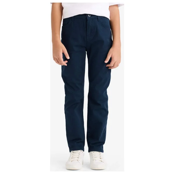 Defacto Düz Paça Gabardin Pantolon Erkek Çocuk X4224a626sp - Lacivert-Nv146 - 7 - 8 Yaş - Görsel 3