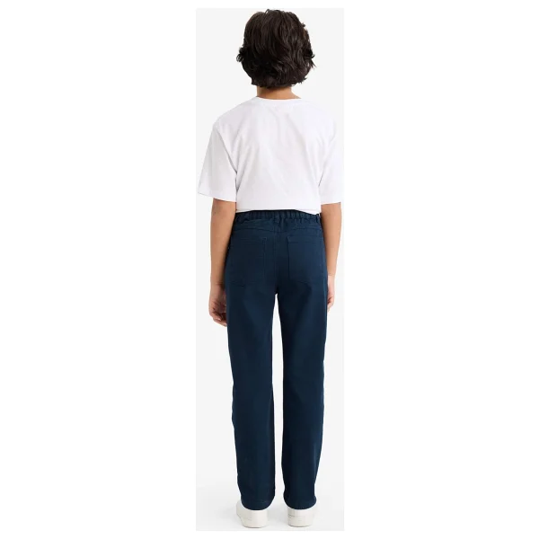 Defacto Düz Paça Gabardin Pantolon Erkek Çocuk X4224a626sp - Lacivert-Nv146 - 7 - 8 Yaş - Görsel 5