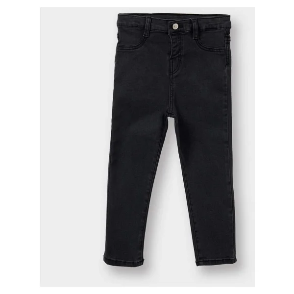 Defacto Düz Paça Basic Düz Jean Pantolon Erkek Bebek B6744a526sp - Antrasit-Nm36 - 18 - 24 Ay - Görsel 5