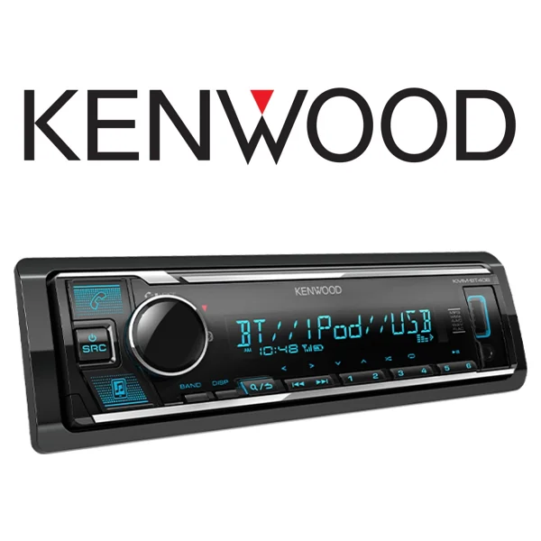 Kenwood Kmm-Bt408 Kumandasız Bluetooth Oto Teyp 3 Amfi Çıkışlı USB Aux Siyah Renkli Profesyonel Medya Çalar - Görsel 6