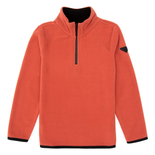 U.S. Polo Assn 50313841-Vr026 Yarım Fermuarlı Gül Kurusu Çocuk Polar - Görsel 3