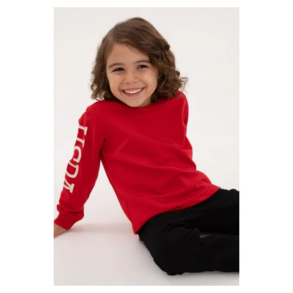 U.S. Polo Assn 50313831-Vr244 Sarı Çocuk Sweatshirt - Görsel 10