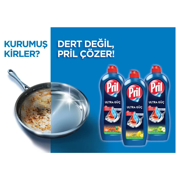 Pril Power Limon Sıvı Bulaşık Deterjanı 675 Gr/653 Ml - Görsel 9