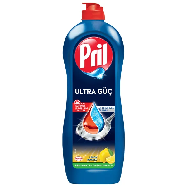 Pril Power Limon Sıvı Bulaşık Deterjanı 675 Gr/653 Ml - Görsel 8