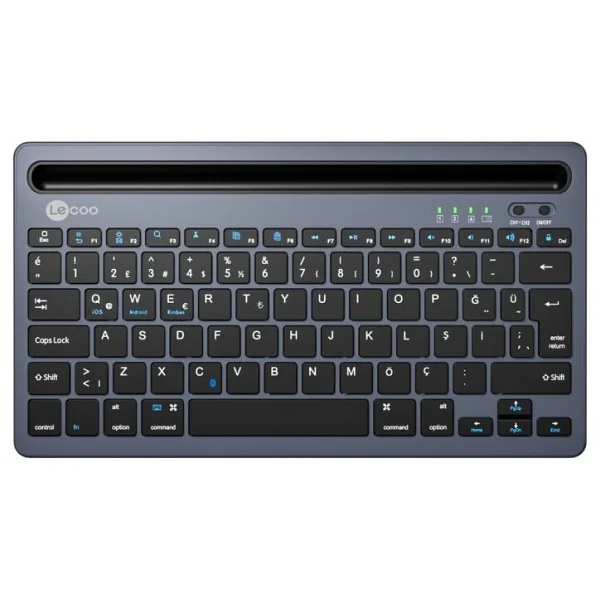 Lenovo Lecoo Bk100 Gri Tkl Kablosuz Klavye - Görsel 2