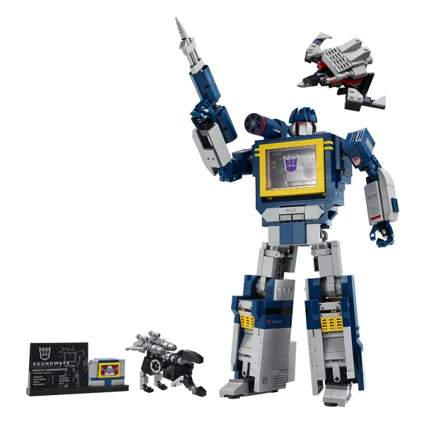 Lego 10358 Icons Transformers Soundwave - Görsel 2