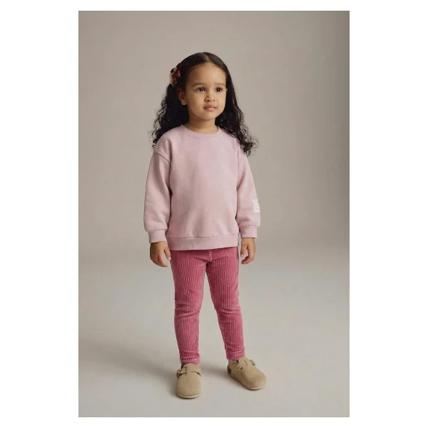Civil Baby Çizgi Emp. Çiçek Nakışlı 6-18 Ay Sweatshirt - Bej 6-9 Ay - Görsel 7
