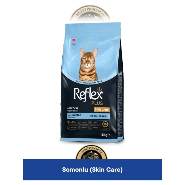 Reflex Plus Skin Care Somonlu 1.5 Kg Yetişkin Kedi Maması - Görsel 7