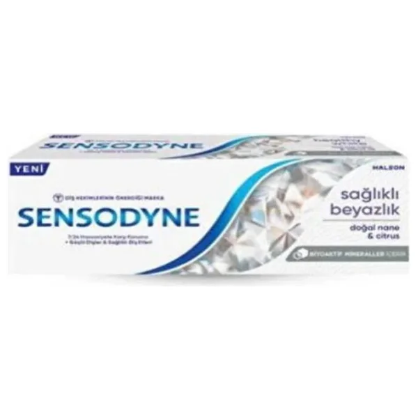 Sensodyne Nourish Sağlıklı Beyazlık 75 Ml Florürlü Diş Macunu - Görsel 2