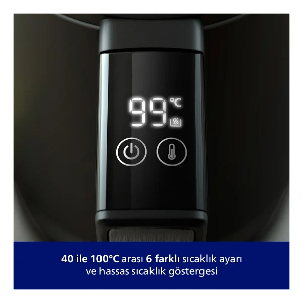 Philips 7000 Serisi Hd9396/90 2200 W Çelik Kettle - Görsel 3