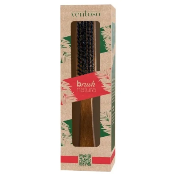 Ventoso Brush Natura No:2 Geniş Topuz Fırçası - Görsel 2