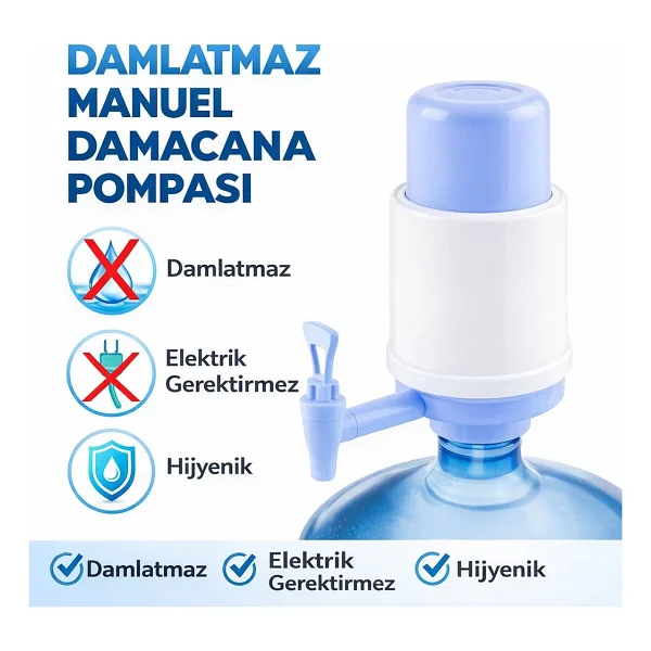 Urve Musluklu Damacana Su Pompası - Görsel 6