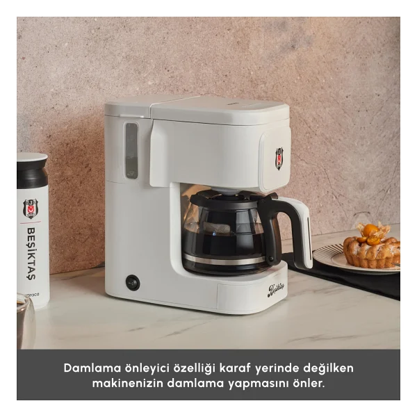Karaca Just Coffee Aroma 2in1 Lisanslı Beşiktaş Çay Ve Filtre Kahve Makinesi - Görsel 5