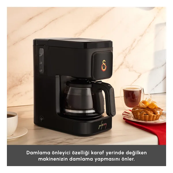 Karaca Just Coffee Aroma 2in1 Lisanslı Galatasaray Çay Ve Filtre Kahve Makinesi - Görsel 5