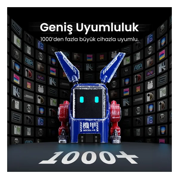 Gravastar Alpha65 65 W Mavi Hızlı Şarj Adaptörü - Görsel 4